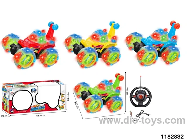 Lights & Music RC Stunt Car