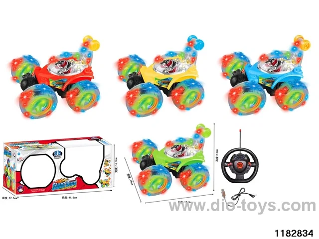 Lights & Music RC Stunt Car