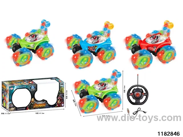 Lights & Music RC Stunt Car