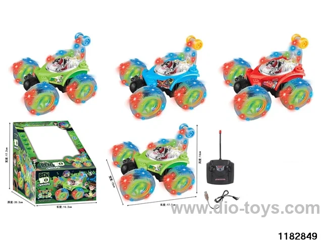 Lights & Music RC Stunt Car