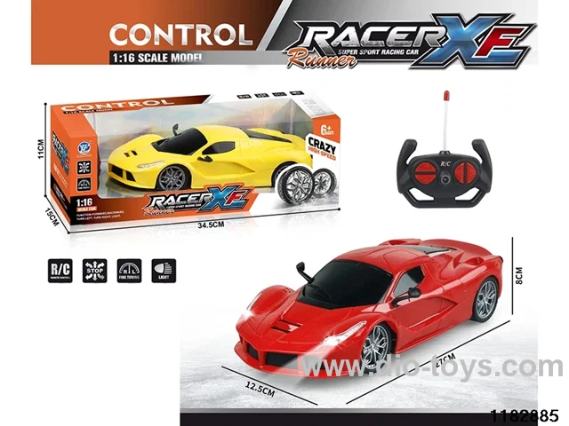 1:16 4ch RC car with light included battery