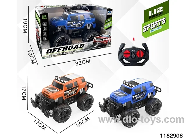 1:12 4ch RC car with light included battery