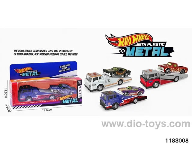 Alloy pull back car