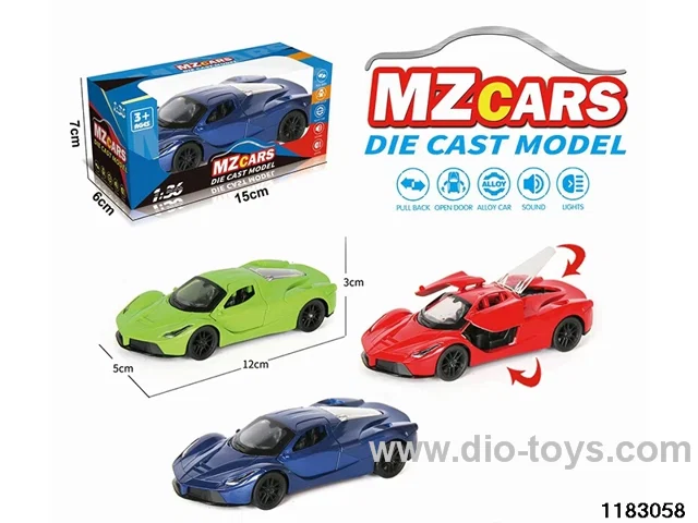 1:36 Alloy pull back car
