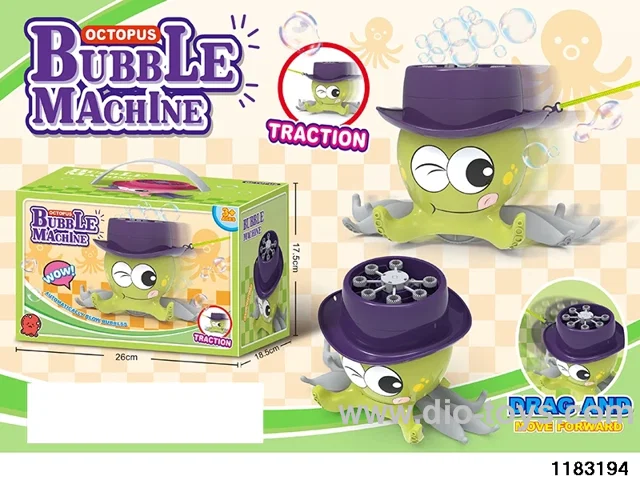 Bubble machine with light
