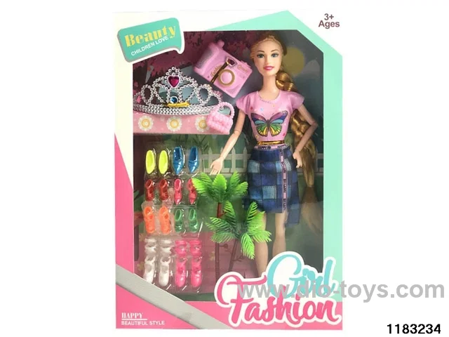 11.5-inch 11-joint Barbie Doll Set