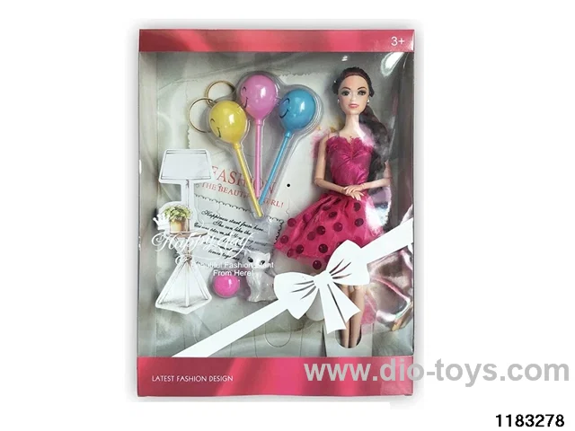 11.5-inch 12-joint Barbie Doll Set