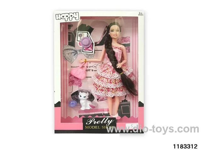 11.5-inch 9-joint Barbie Doll Set