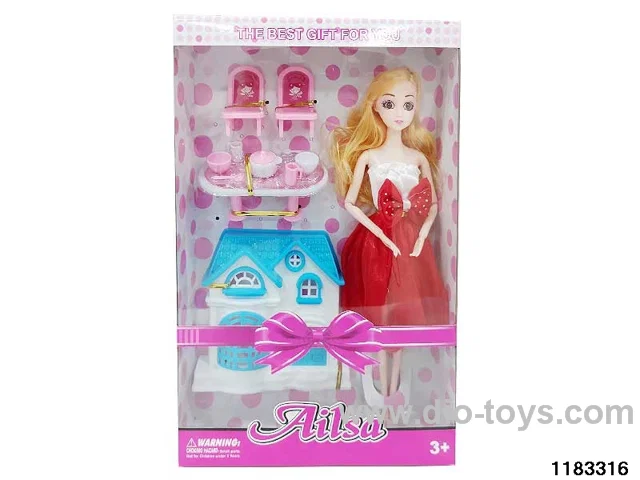 11.5-inch 9-joint Barbie Doll Set