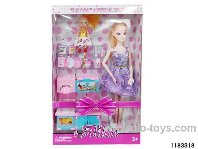 11.5-inch 9-joint Barbie Doll Set