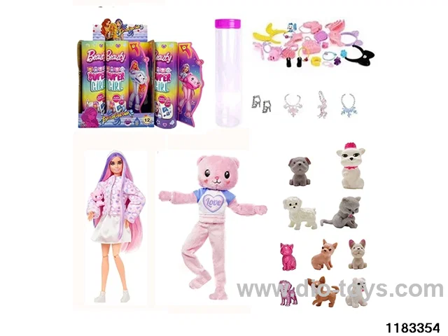 11.5-inch 12-joint Barbie Doll Set