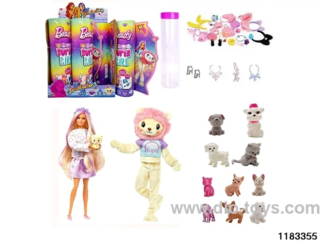 11.5-inch 12-joint Barbie Doll Set