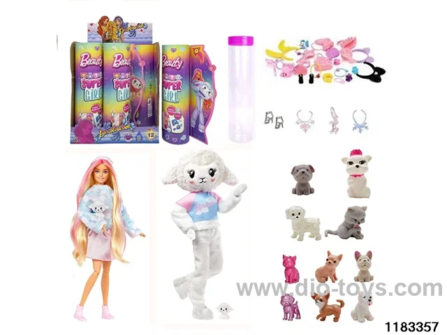 11.5-inch 12-joint Barbie Doll Set