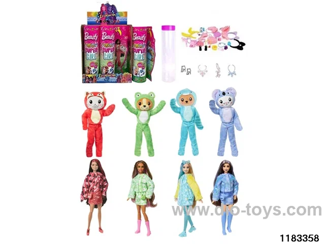 11.5-inch 12-joint Barbie Doll Set