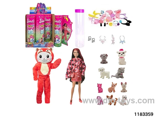 11.5-inch 12-joint Barbie Doll Set