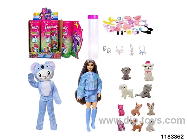 11.5-inch 12-joint Barbie Doll Set