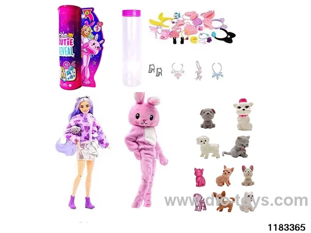 11.5-inch 12-joint Barbie Doll Set