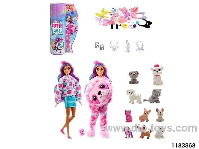 11.5-inch 12-joint Barbie Doll Set