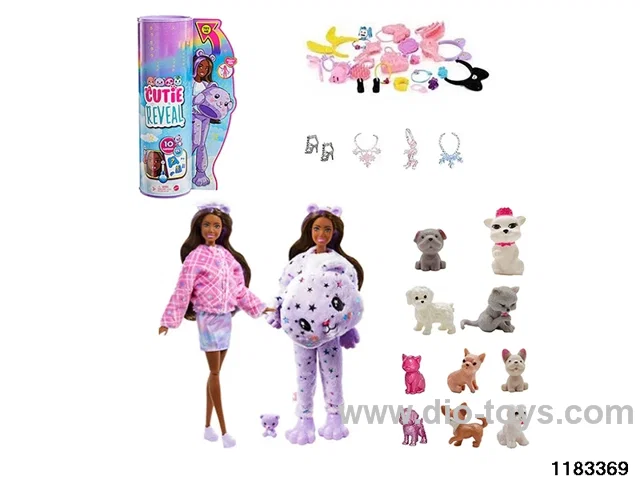 11.5-inch 12-joint Barbie Doll Set