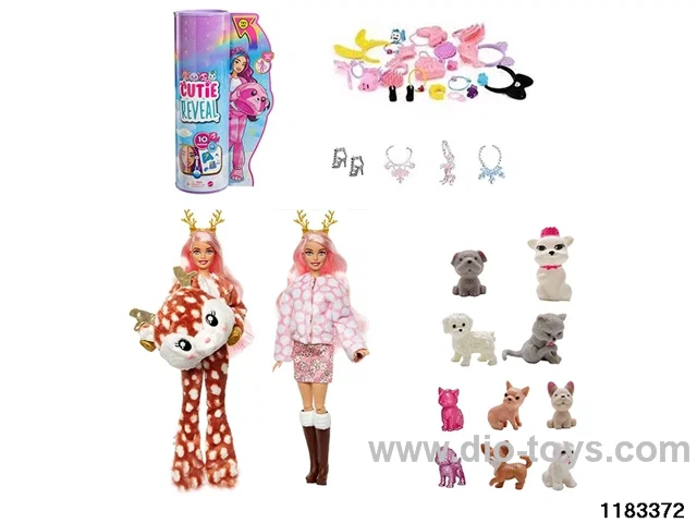 11.5-inch 12-joint Barbie Doll Set