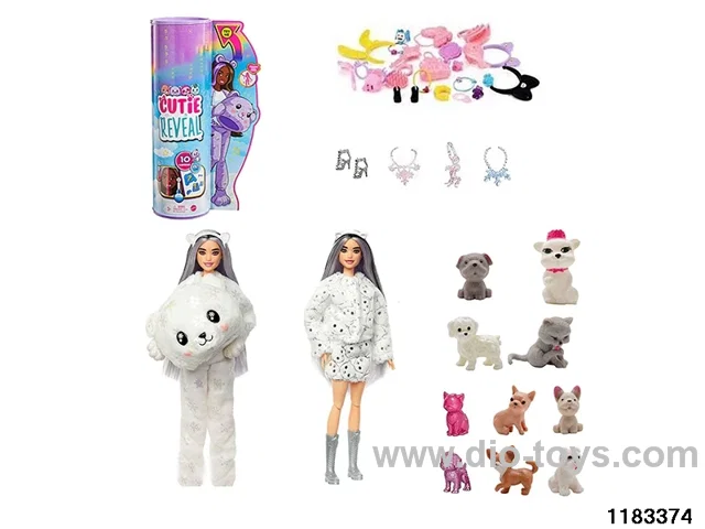 11.5-inch 12-joint Barbie Doll Set
