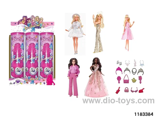 11.5-inch 12-joint Barbie Doll Set