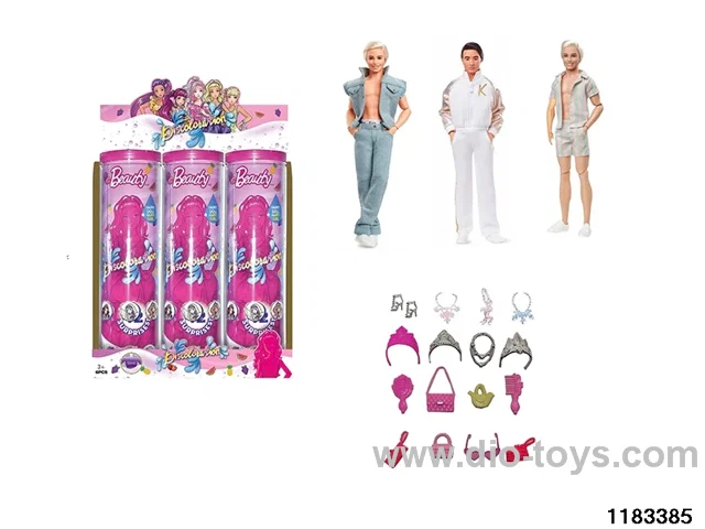 11.5-inch 12-joint Barbie Doll Set