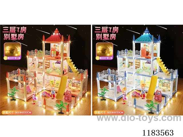 3 Story 7 Room Light Villa - Doll *3