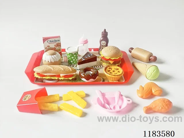 Burger with Large Plate Set