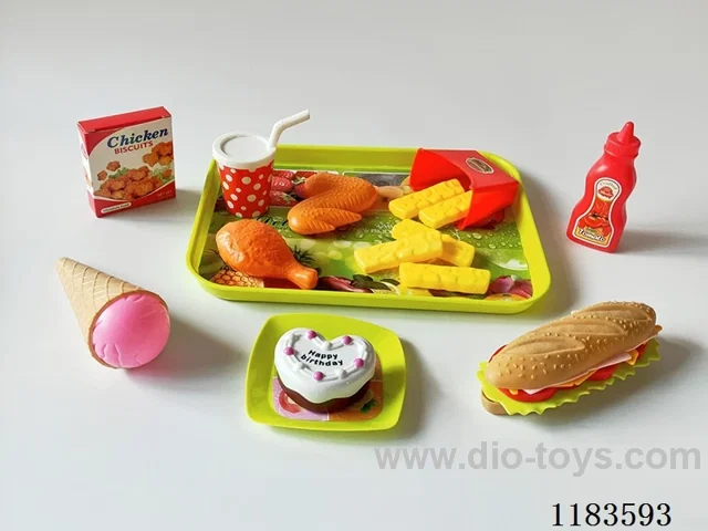 Burger with Medium Plate Set