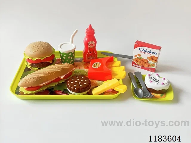 Burger with Medium Plate Set