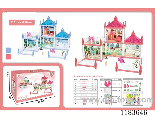 4 Room Villa Toys - No Lights