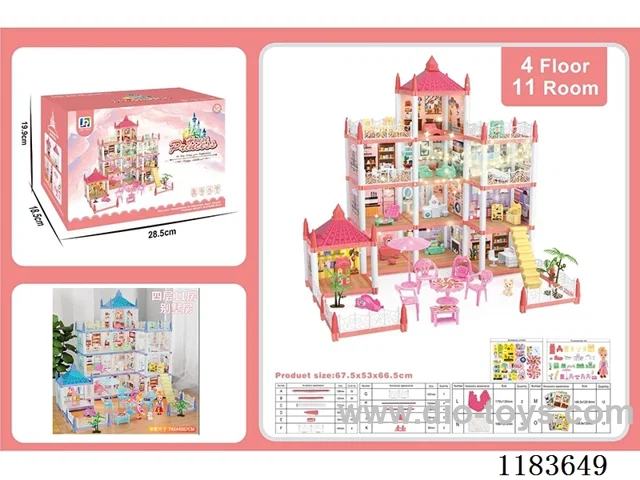 11 Room Villa Toys-No Lights