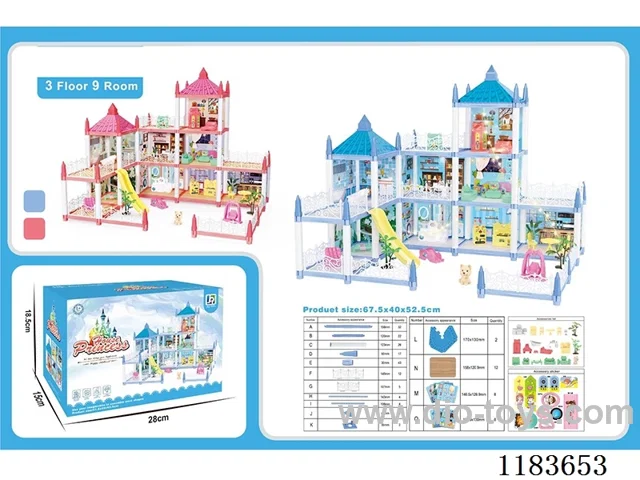 9 Room Villa Toys-No Lights