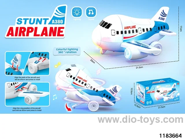 Motorized Aerobatic Spinning Plane