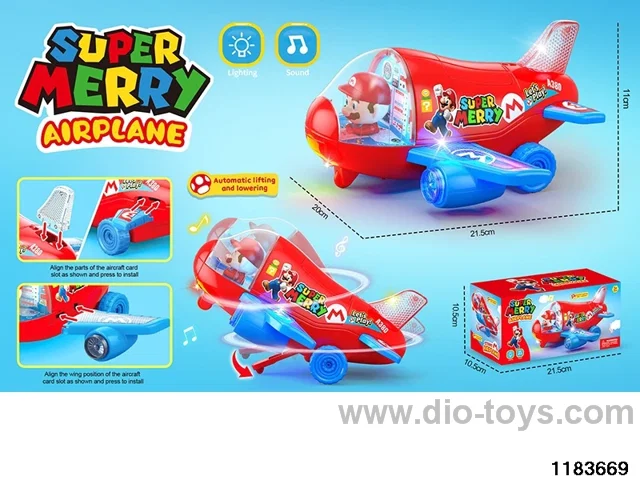 Motorized Aerobatic Spinning Plane