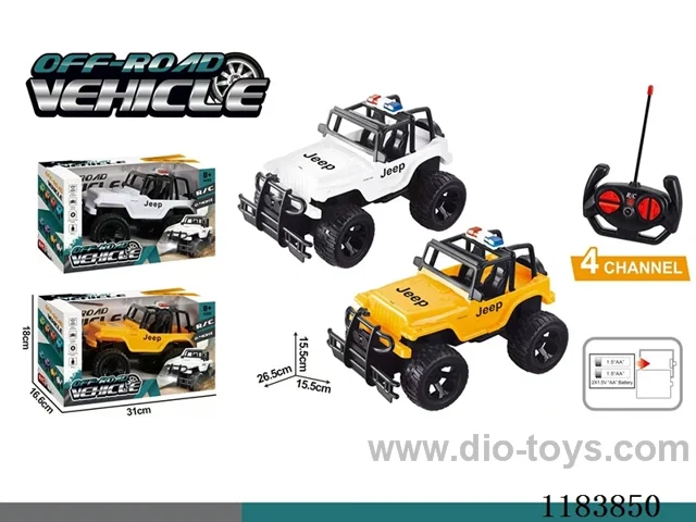 4ch rc car with LED light not included battery