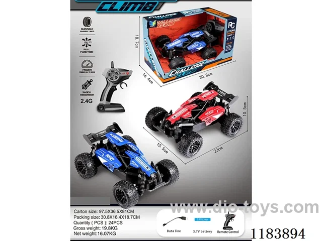 2.4G 1:18 rc car included battery