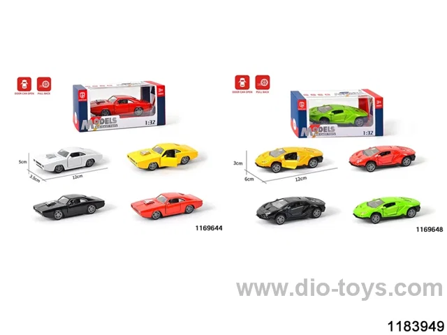 1:32 alloy pull back car