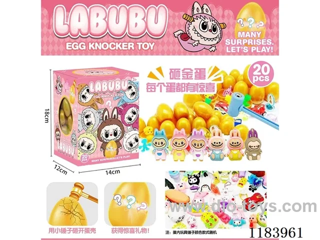 Golden egg smashing toys