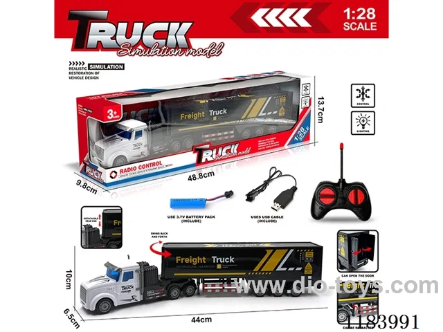 1：28 4ch rc trailers with light included battery