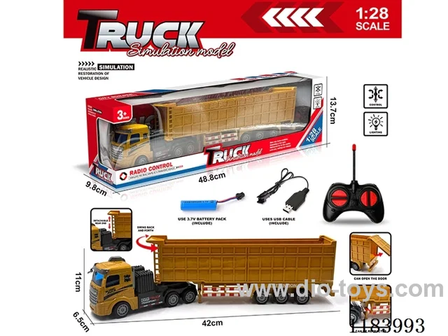 1：28 4ch rc trailers with light included battery