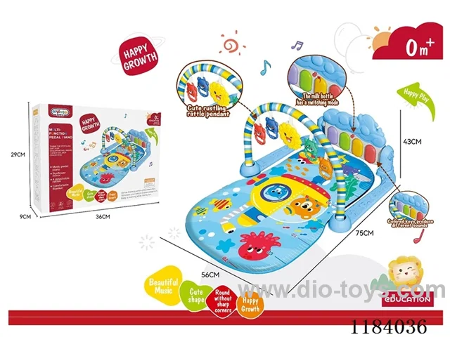 Dolphin piano animal blanket pedal piano Assembled: 75*56*43