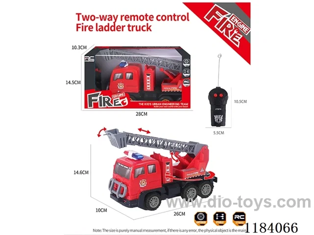 2ch rc fire ladder truck