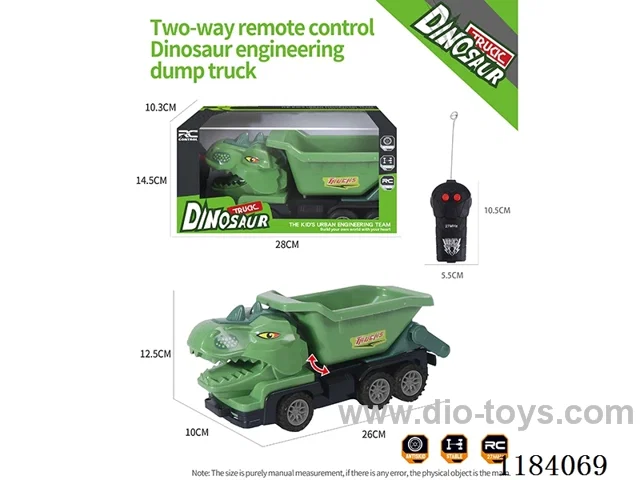 2ch Dinosaur rc engineering dump truck