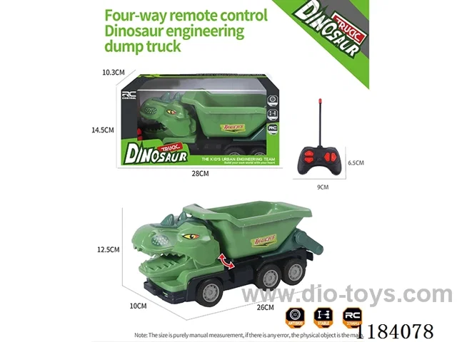 4ch Dinosaur rc project dump truck