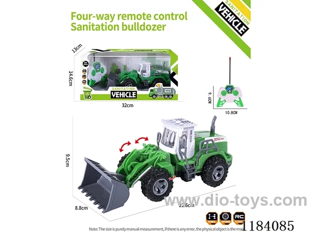 4ch rc sanitation bulldozer