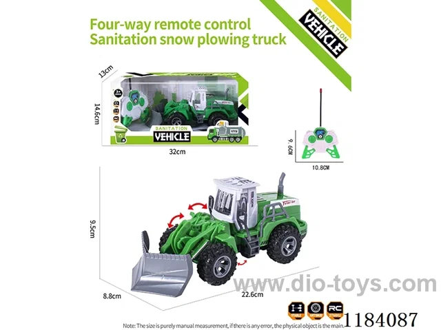 4ch rc sanitation snow shovel