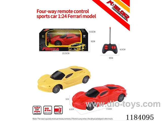1:24 4ch rc Ferrari sports car model regular model