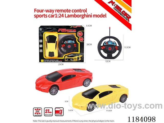 1:24 4ch rc Lamborghini sports car model regular model